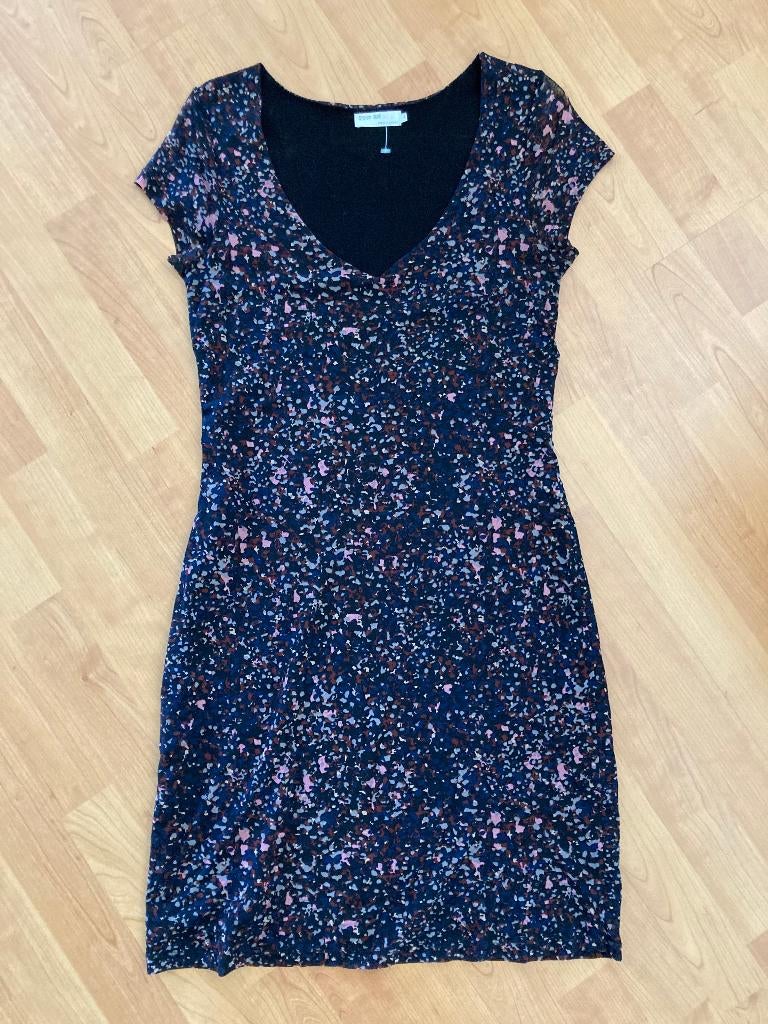 Sissy Boy jurk zwart/blauw met print – maat M, Maat 38/40 (M), Blauw, Sissy-Boy, Ophalen of Verzenden