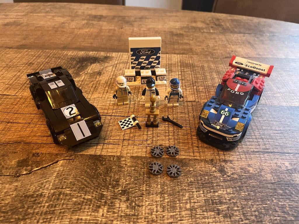 Lego Speedchampions - 2016 Ford GT & 1966 Ford GT40 (75881), Ophalen of Verzenden, Gebruikt, Complete set, Lego