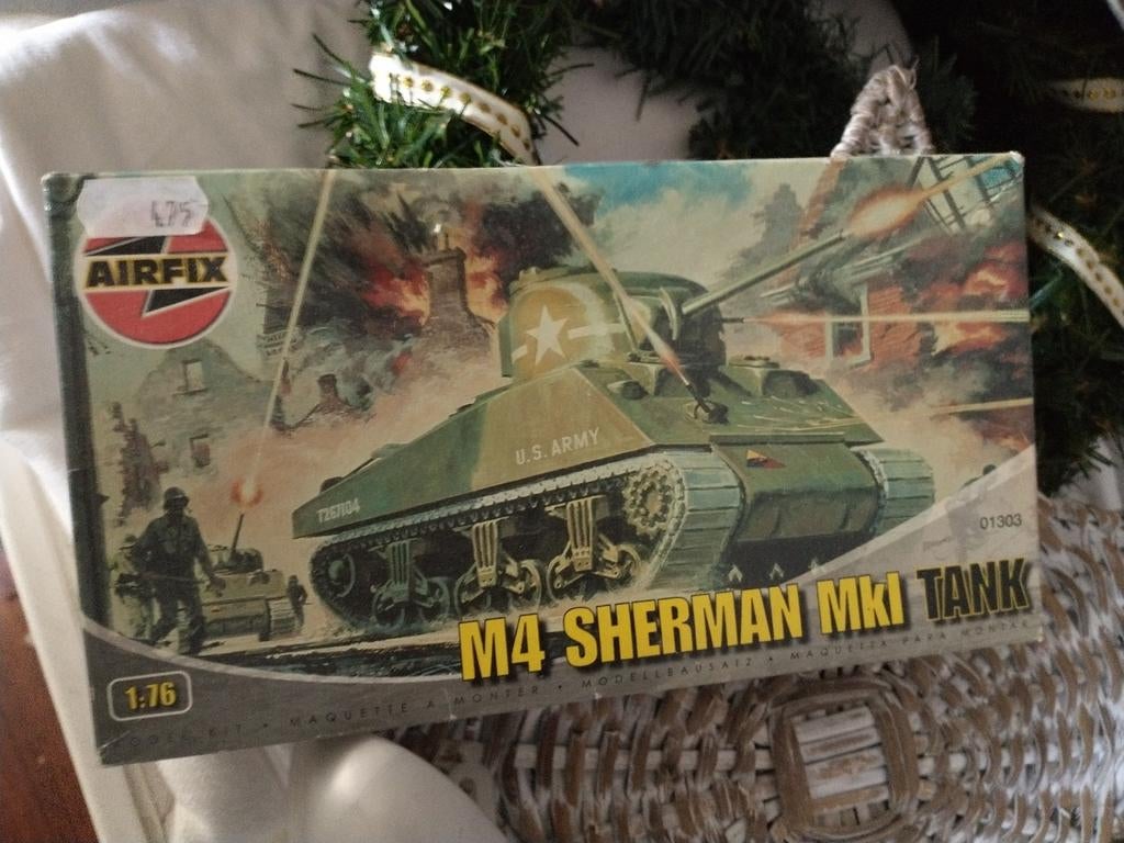 Airfix M4 Sherman MKI Tank Modelbouwdoos, Ophalen, Gebruikt, Airfix, Tank