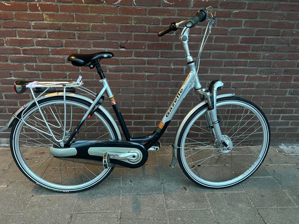Fiets 28 incht, 53 tot 56 cm, Ophalen, Zo goed als nieuw, Versnellingen