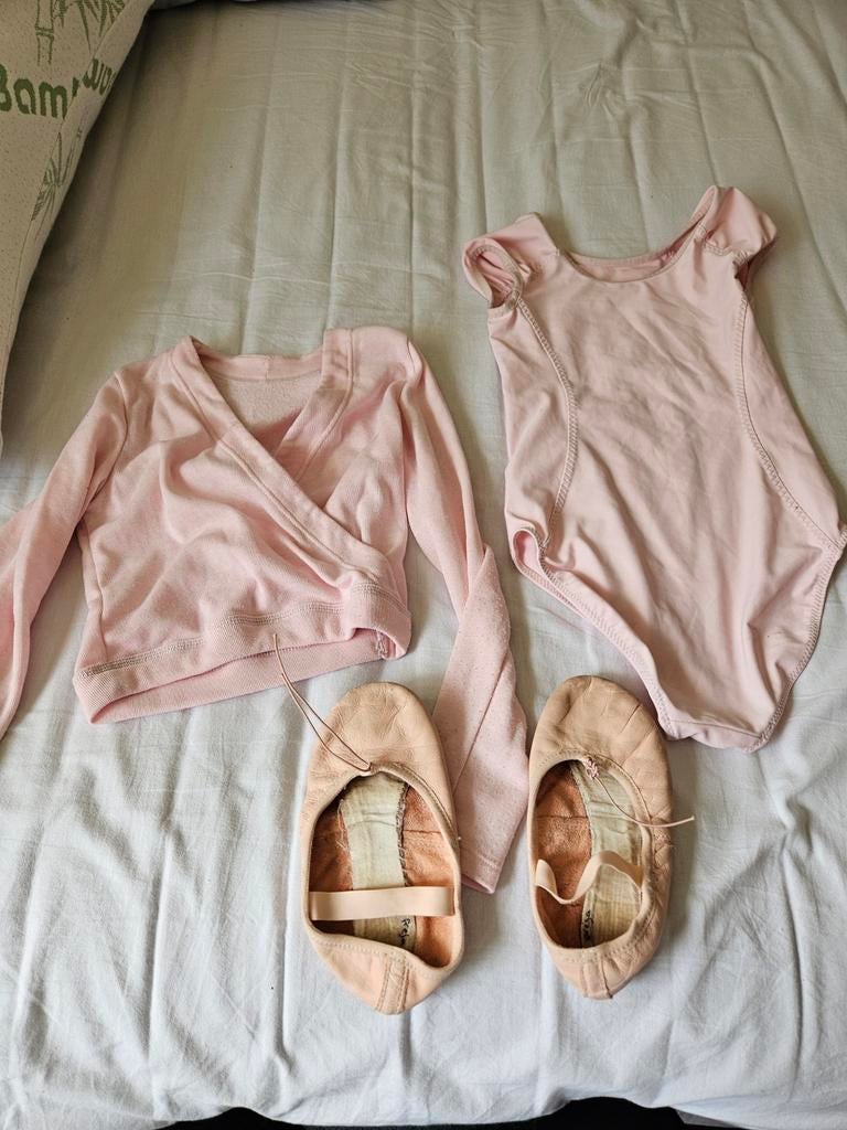 Balletkleren, balletpakje, balletvestje, balletschoentjes, Ophalen of Verzenden, Gebruikt, Kleding