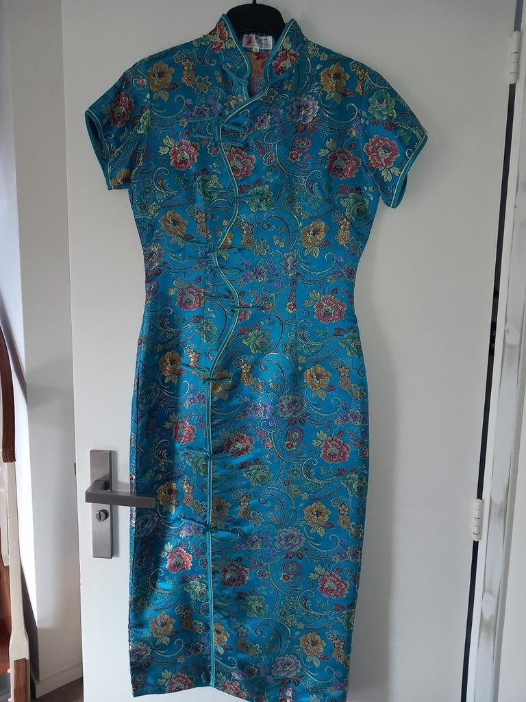 Chinese Jurk Carnaval, Overige kleuren, Knielengte, Ophalen, Maat 38/40 (M)