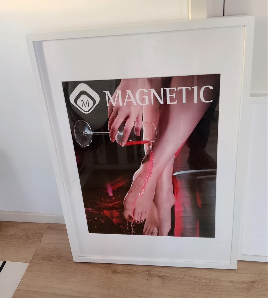 2 of 4 witte IKEA Ribba (wissel) lijsten. 50 x 70 cm., Ophalen of Verzenden, Zo goed als nieuw, Minder dan 50 cm, 50 tot 75 cm