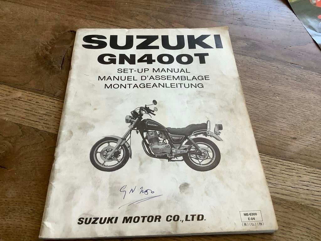 Suzuki GN400T Handleiding - Zeldzaam!, Motoren, Handleidingen en Instructieboekjes, Verzenden, Suzuki