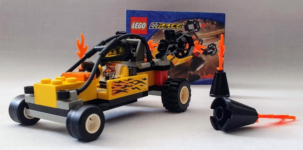 6519 Lego Town Race Turbo Tiger, Ophalen of Verzenden, Zo goed als nieuw, Complete set, Lego