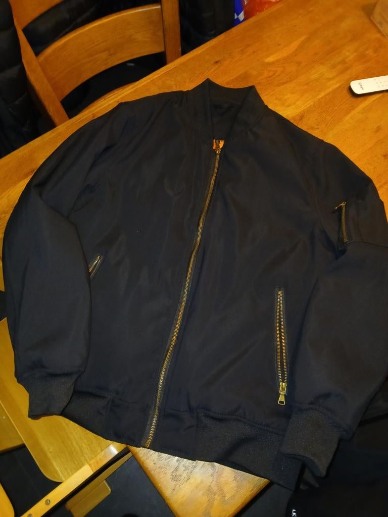 Bomberjack, Kleding | Heren, Ophalen, Maat 52/54 (L), Zwart, Geen merk