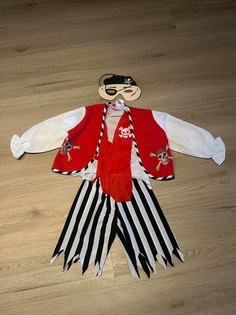 Carnaval Piraat 116, Ophalen of Verzenden, Zo goed als nieuw, 110 t/m 116, Jongen of Meisje