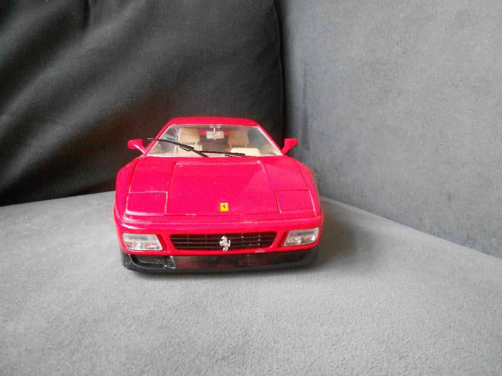Burago 1:18 rode Ferrari 348tb 1989, Ophalen, Gebruikt, Auto, Bburago
