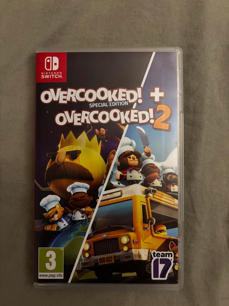 Overcooked! 1 + 2 Special Edition Nintendo Switch - Zo goed, Eén computer, Ophalen of Verzenden, Zo goed als nieuw, Simulatie