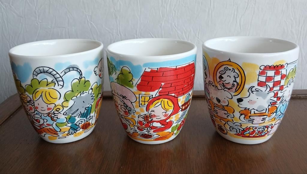 Efteling Mokken Blond Amsterdam 3 Stuks Nieuw, Ophalen of Verzenden, Nieuw, Gebruiksvoorwerp