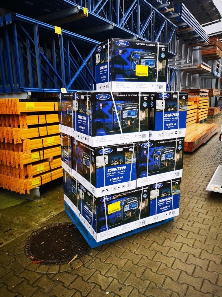 Partij Ford Generatoren FG4050 FGT9250E, Ophalen, Dieselolie
