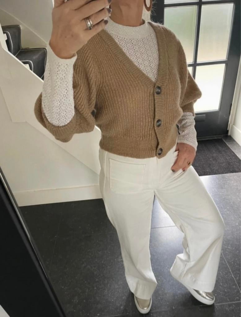 Copenhagen Muse, prachtig vest(je) in mooie aardetint, S/M, Ophalen of Verzenden, Zo goed als nieuw, Maat 36 (S)