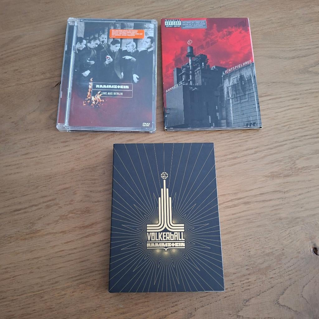 Rammstein DVD's 3x, Alle leeftijden, Ophalen of Verzenden, Zo goed als nieuw, Muziek en Concerten