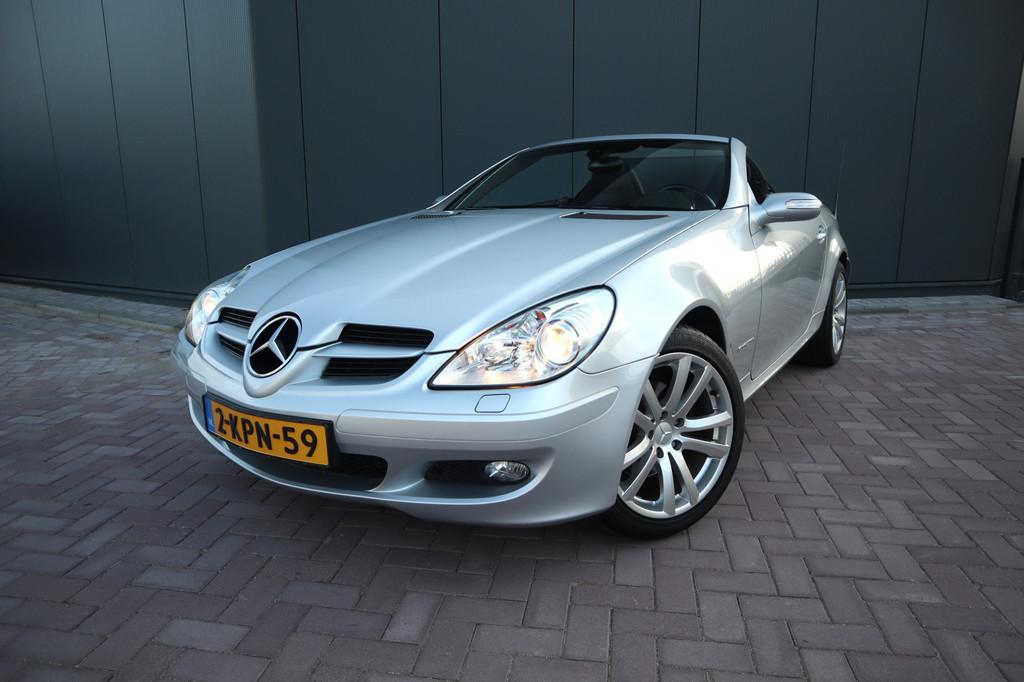 Mercedes-Benz SLK 200 K. 6 Bak Xenon Ecc. Cruise control Nie, 12 maanden, Gebruikt, Zwart, 4 cilinders