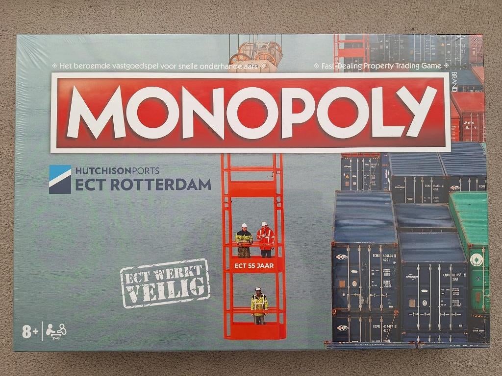 Monopoly ECT (Hutchinsons Ports) eiditie - SEALED, Een of twee spelers, Ophalen of Verzenden, Nieuw