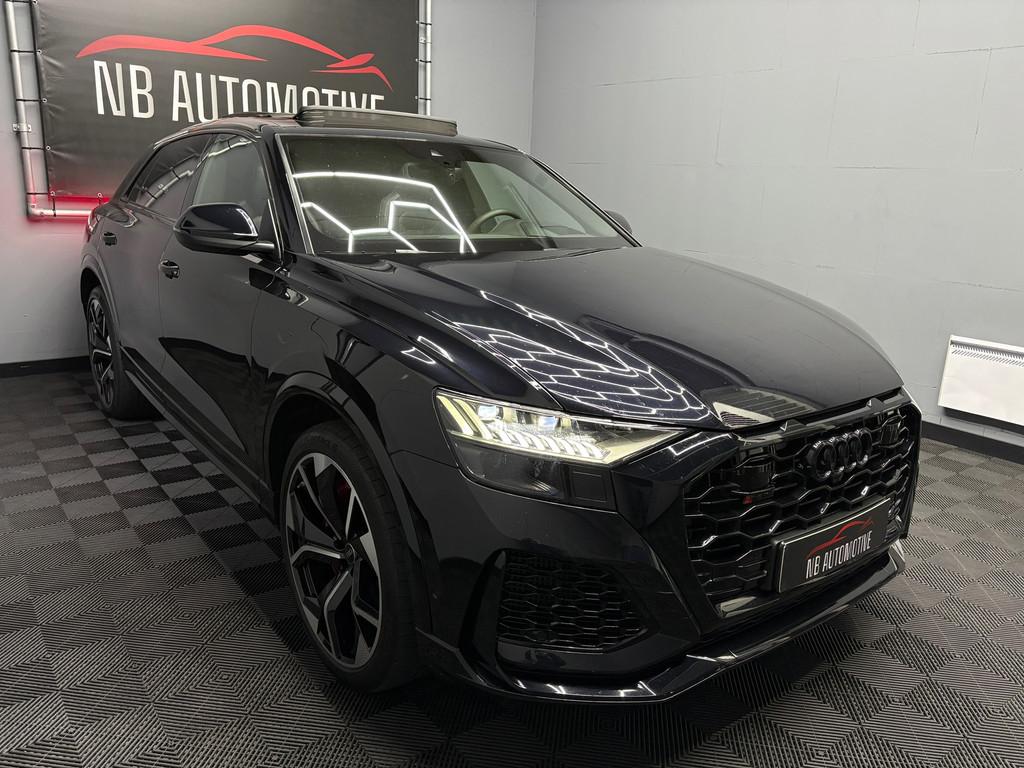 Audi RSQ8 4.0 TFSI quattro Dynamic, Auto's, Audi, Gebruikt, 600 pk, Zwart, Leder