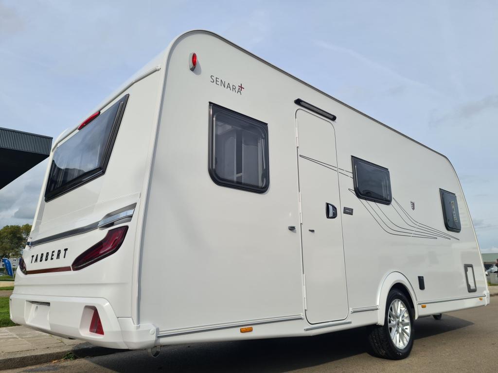Tabbert Senara 490 TD Fransbed - 2025!, Caravans en Kamperen, Caravans, Rondzit, Tabbert, Bedrijf, Schokbreker