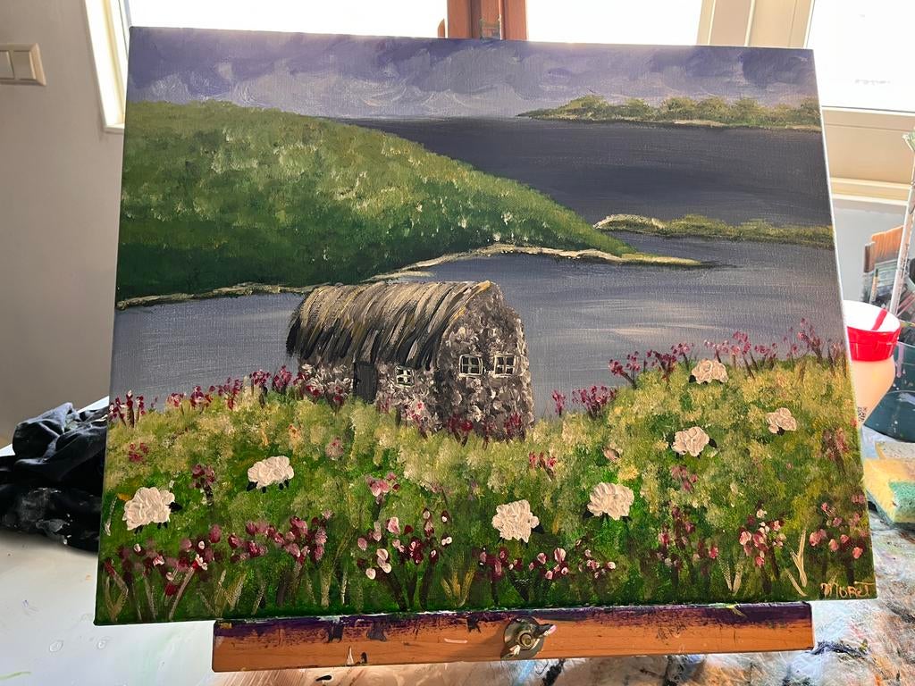 Cottage in Ireland, Ophalen of Verzenden