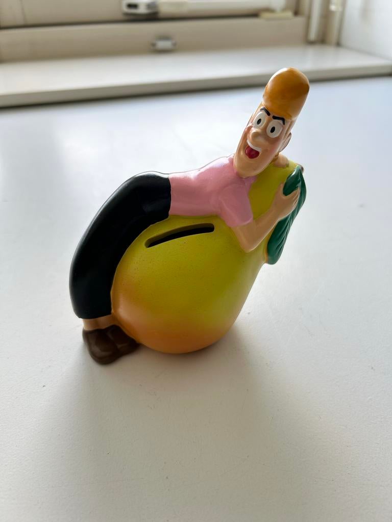 Sidonia spaarpot - Fruitmasters reclame item, Ophalen of Verzenden, Gebruikt, Overige materialen, Strip- of Tekenfilmfiguur