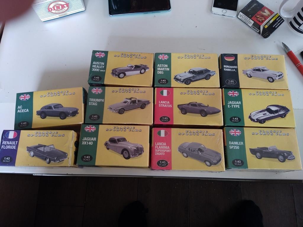 9 x Atlas Classic 1:43, Ophalen of Verzenden, Nieuw, Auto, Overige merken