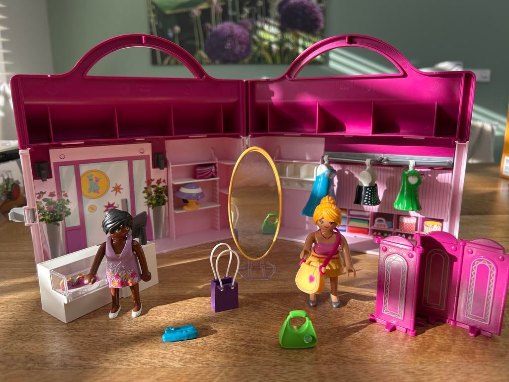 Playmobil Fashion Girls Meeneem Fashionshop (6862), Ophalen, Zo goed als nieuw, Jongen of Meisje
