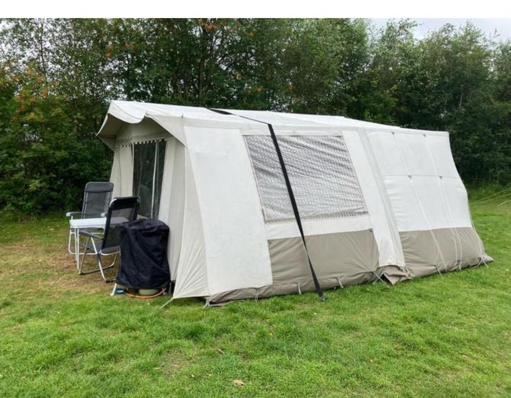 Vouwwagen tago camper, Caravans en Kamperen, Ophalen, Tot en met 5