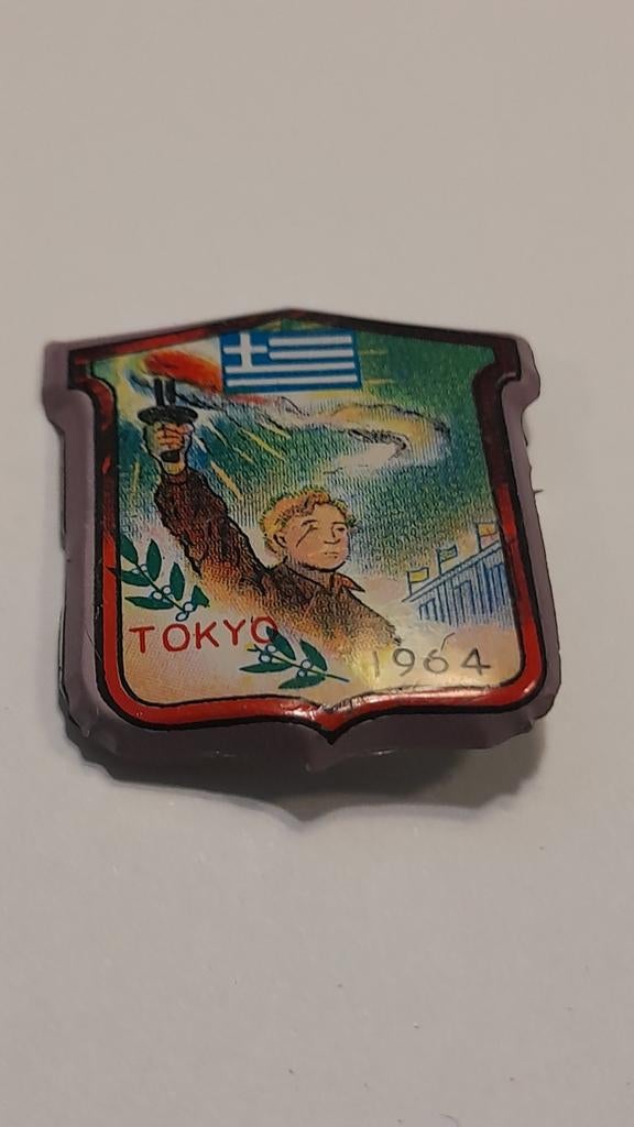 Broche Olympische Spelen Tokyo 1964, Verzamelen, Verzenden, Sport