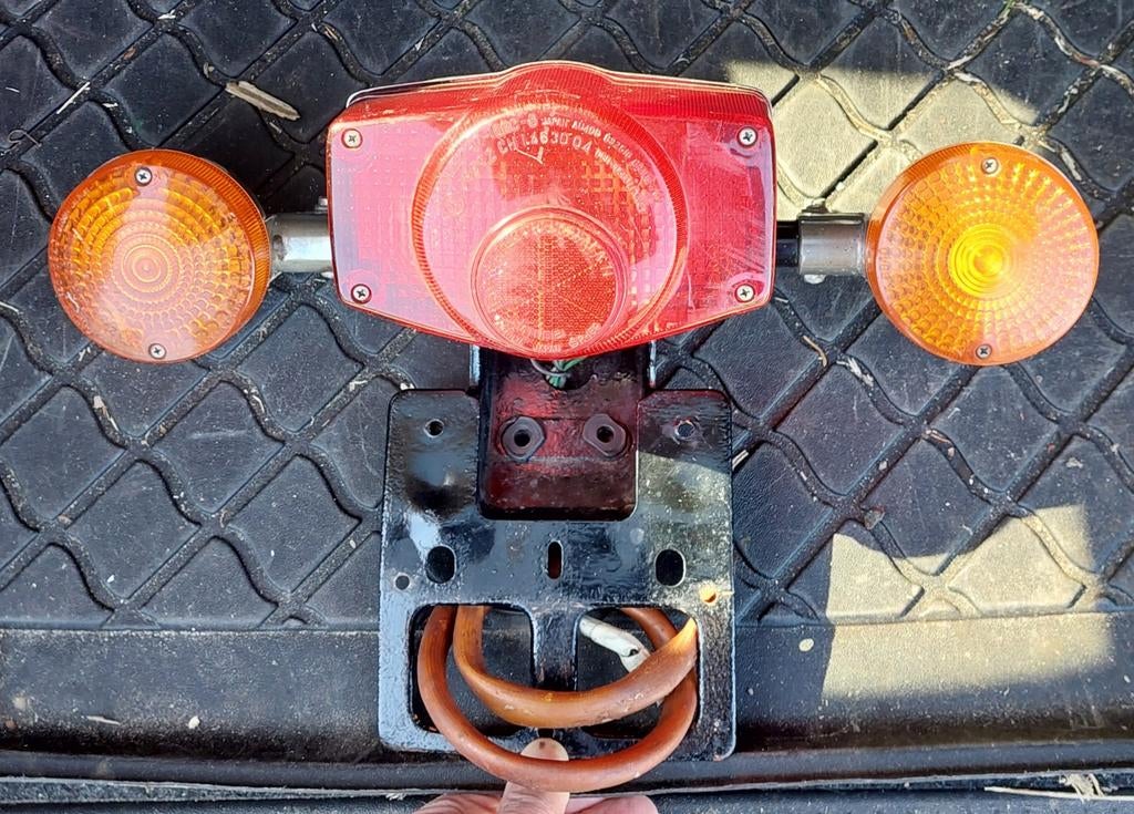 Honda Cb550 Cb750 Kentekenplaathouder frame compleet, Ophalen of Verzenden