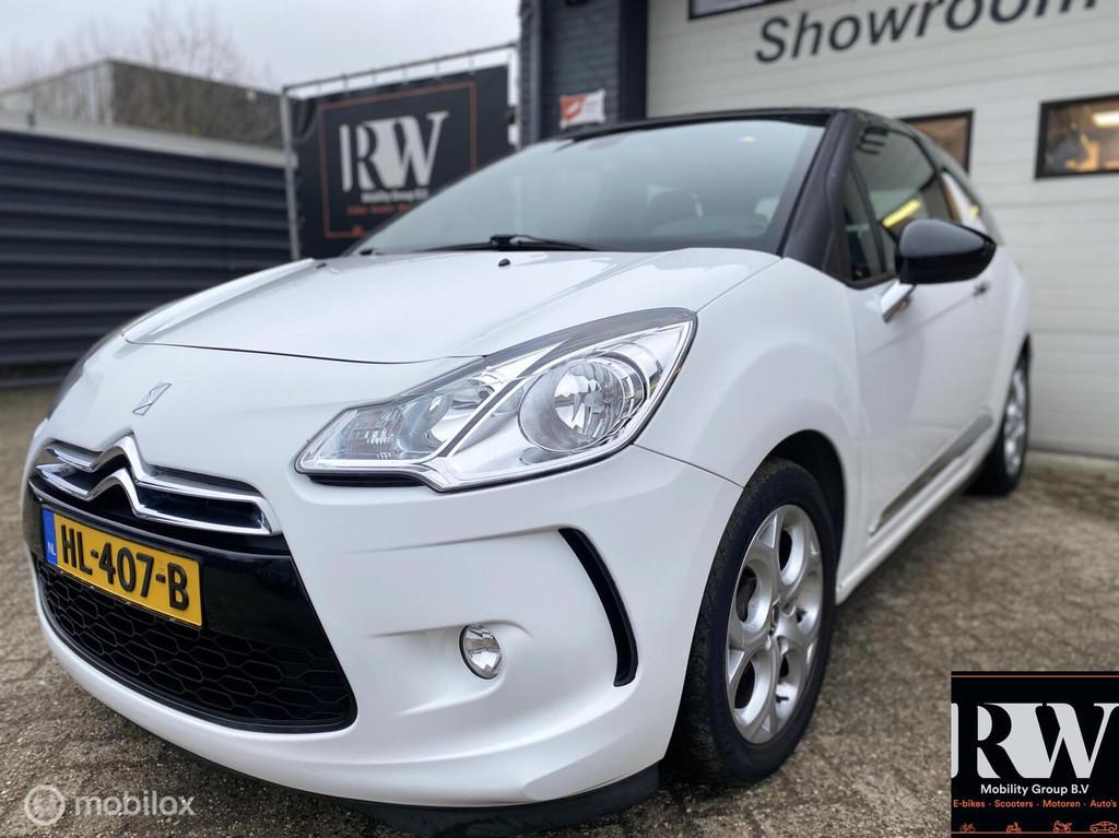 Citroen DS3 1.2 VTi So Chic *AIRCO*LM VELGEN*NIEUWE APK*, Voorwielaandrijving, Euro 5, Gebruikt, 31 €/maand