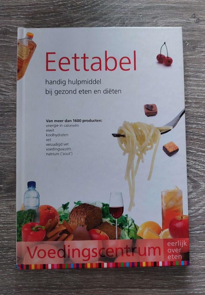 Eettabel Handig hulpmiddel bij gezond eten en diëten, Ophalen of Verzenden, Zo goed als nieuw, Stichting Voedingscentrum Nederland