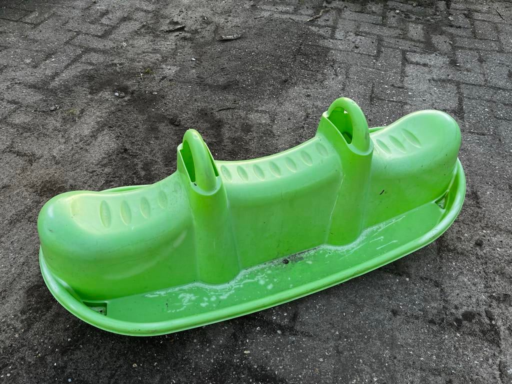 Groene kunststof wip, Ophalen, Gebruikt, Kunststof