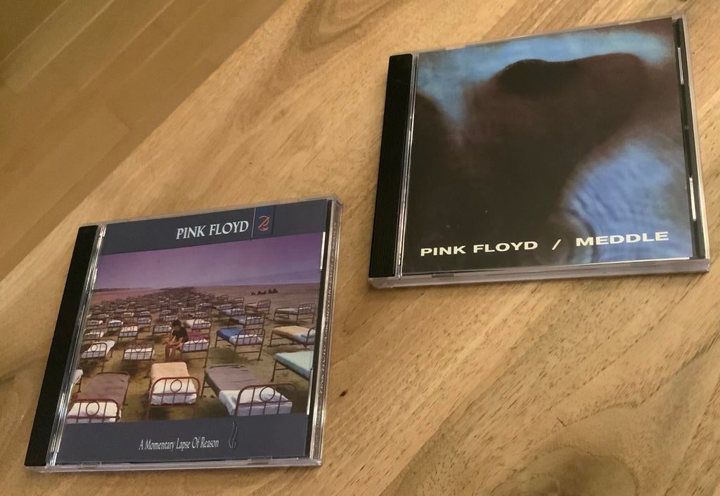 Pink Floys 2 CDs: Meddle - A Momentary Lapse of Reason, Verzenden, Zo goed als nieuw, Progressive