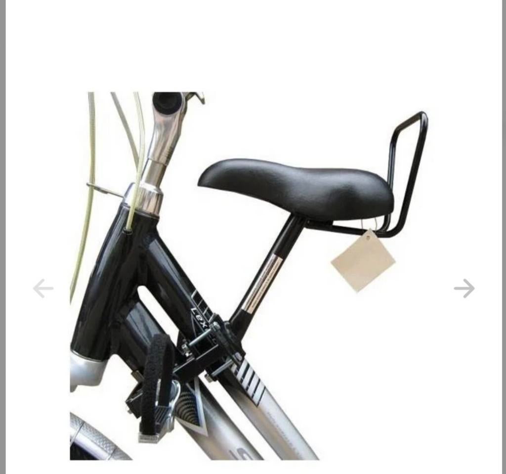 Zadel op stang model 3, Ophalen of Verzenden, Gebruikt, 22 t/m 36 kg, Voorzitje