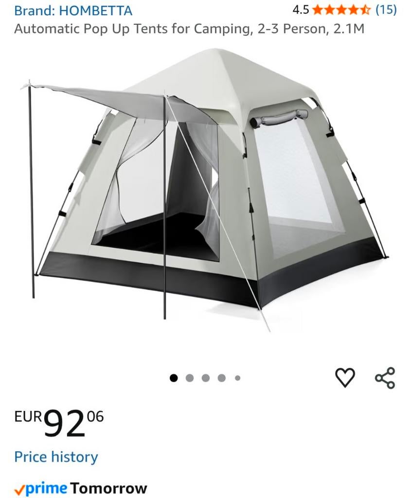 Nieuw unused pop up tent, Ophalen of Verzenden