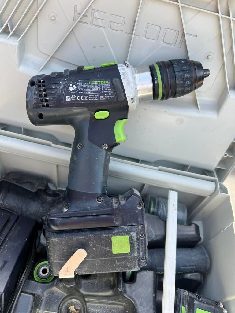 Festool DRC 18/4, Ophalen of Verzenden, Zo goed als nieuw, Boor- en Schroefmachine, Variabele snelheid