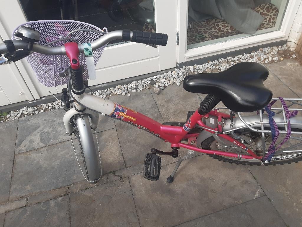 Meisjes kinderfiets Gazelle poema, Fietsen en Brommers, Ophalen, Gebruikt, Gezelle, Handrem