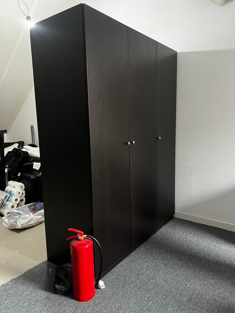 IKEA Pax kast - Zwartbruin - Netjes gedemonteerd, Huis en Inrichting, Kasten | Kledingkasten, Ophalen, Gebruikt, 200 cm of meer