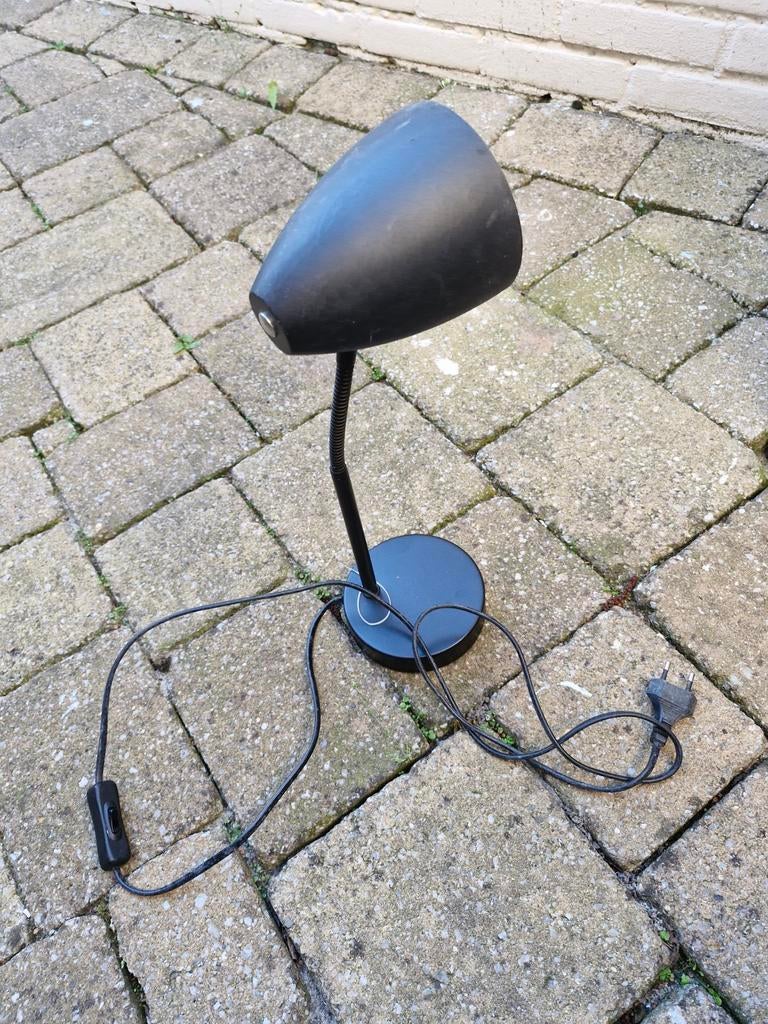 Te koop bureaulamp zwart, Ophalen of Verzenden