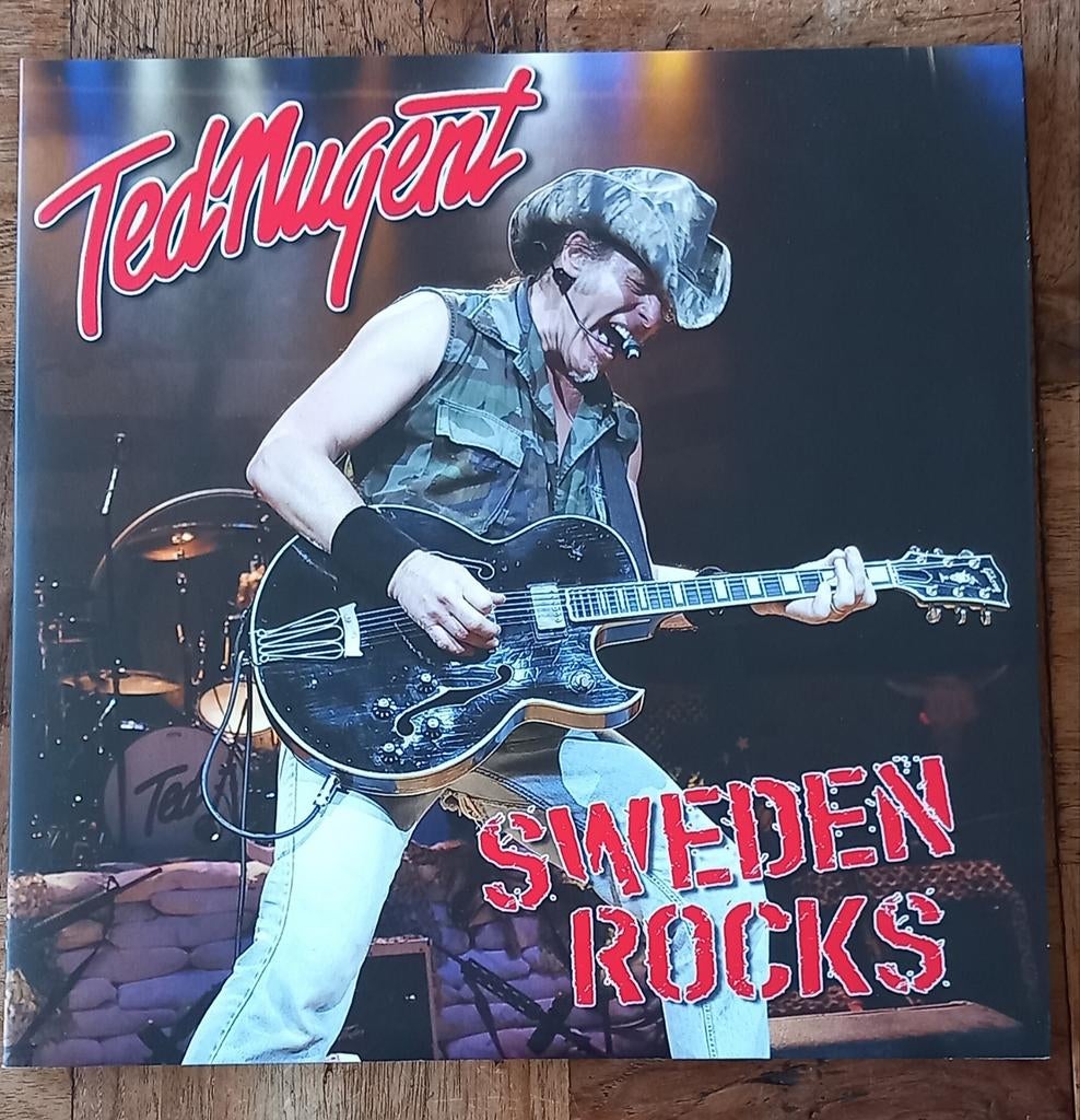 Ted Nugent - Sweden Rocks LP, Cd's en Dvd's, Vinyl | Hardrock en Metal, Ophalen of Verzenden, Zo goed als nieuw