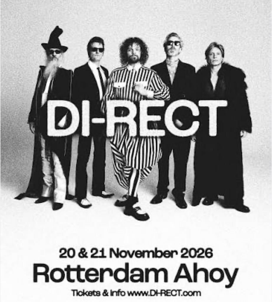 Tickets DI-RECT, Tickets en Kaartjes, Concerten | Pop, Twee personen, November