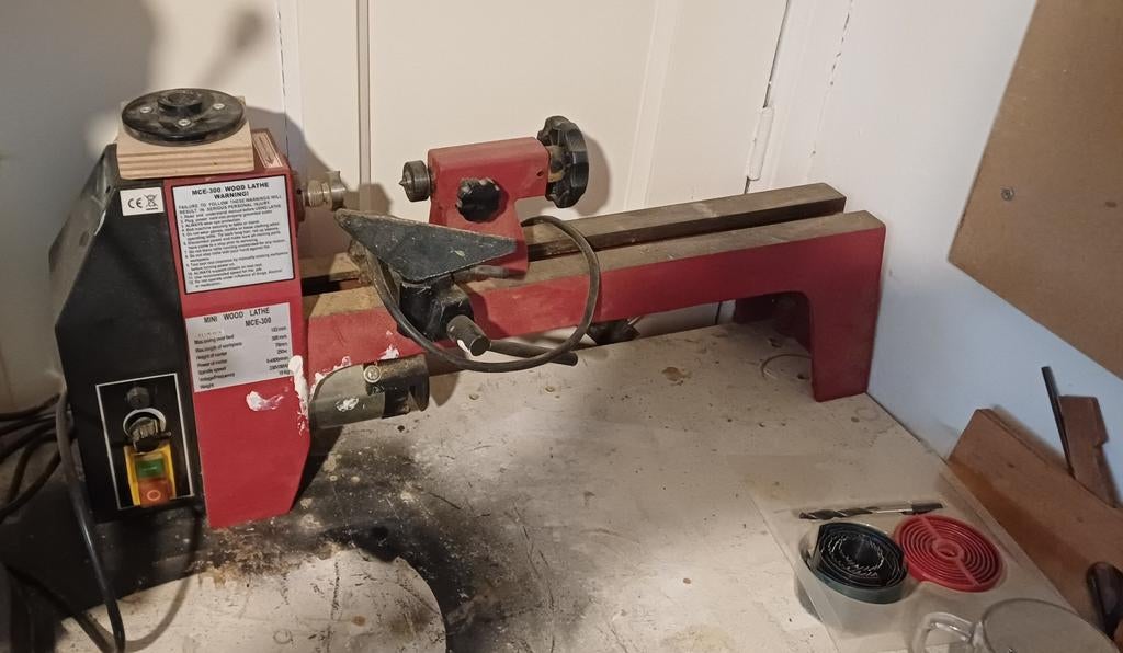 Houtdraaibank MCE-300, Ophalen, Gebruikt, Houtdraaibank, Minder dan 500 mm