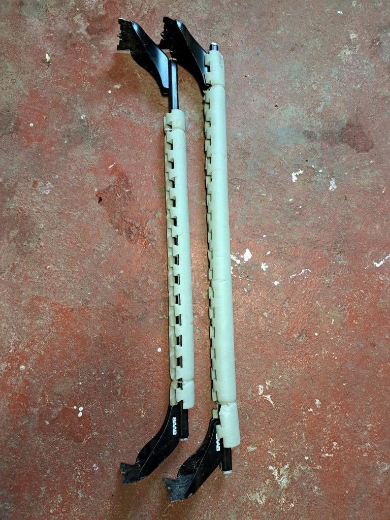 Dakdragers Saab 9-3, Ophalen, Gebruikt