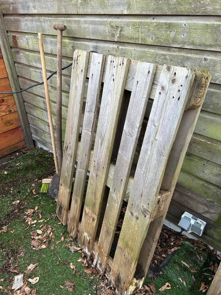 8 gebruikte houten euro pallets GRATIS, Doe-het-zelf en Verbouw, Hout en Planken, Ophalen, Gebruikt, 50 mm of meer, Pallet