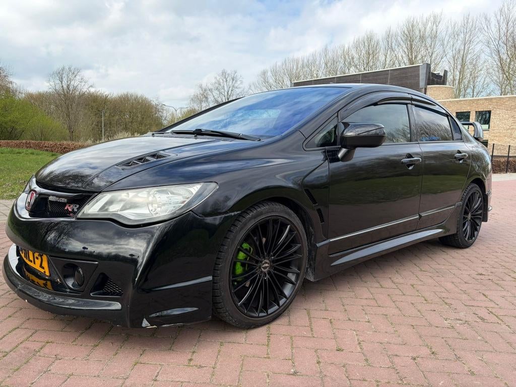 Honda Civic 1.3 Vtec Hybrid /FD2 Type-R Mugen RR Bodykit, Auto's, Zwart, Zwart, Bedrijf, Hybride Elektrisch/Benzine