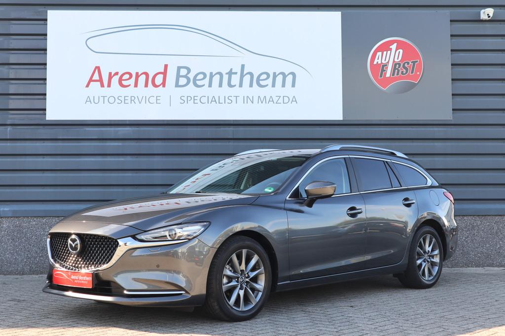 Mazda 6 Sportbreak 2.0 SkyActiv-G 165 Comfort Automaat / Nav, Gebruikt, 4 cilinders, 6 sportbreak, Origineel Nederlands