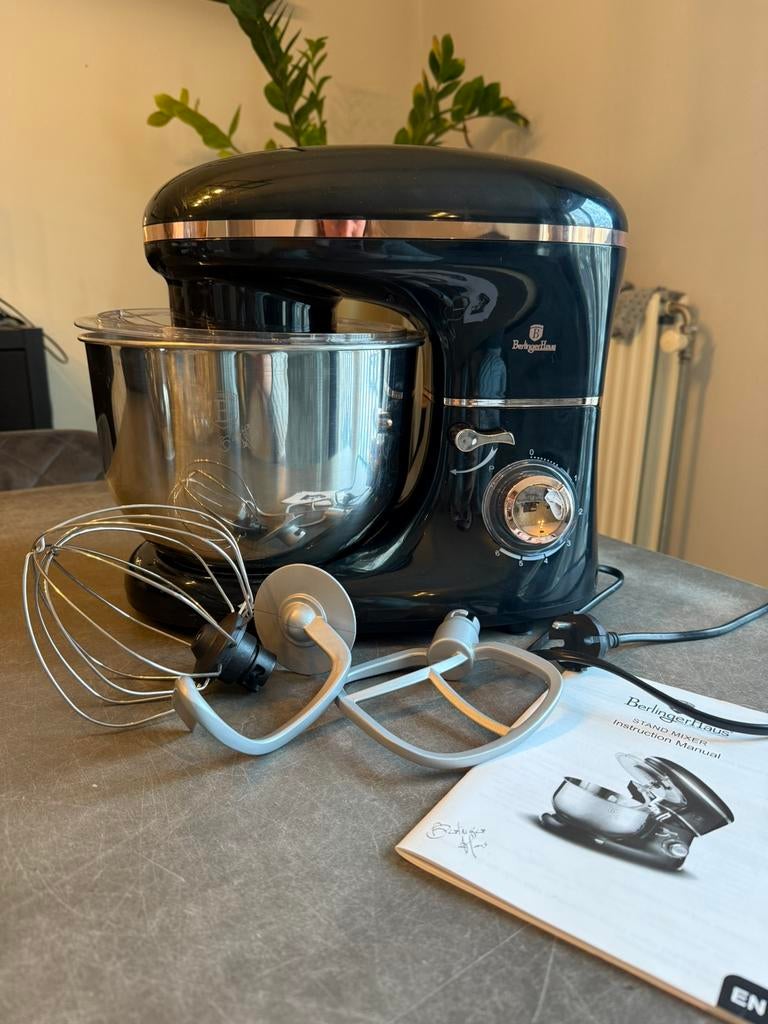Berlinger Haus Keukenmixer, 4 liter of meer, Ophalen of Verzenden, Zo goed als nieuw, 3 snelheden of meer