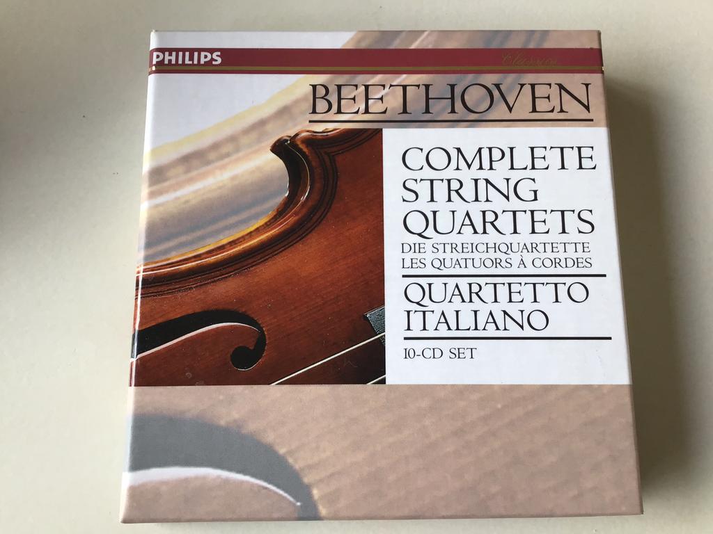 Beethoven complete string quartets/ Quartetto Italiano 10CD, Ophalen of Verzenden, Classicisme, Zo goed als nieuw, Kamermuziek