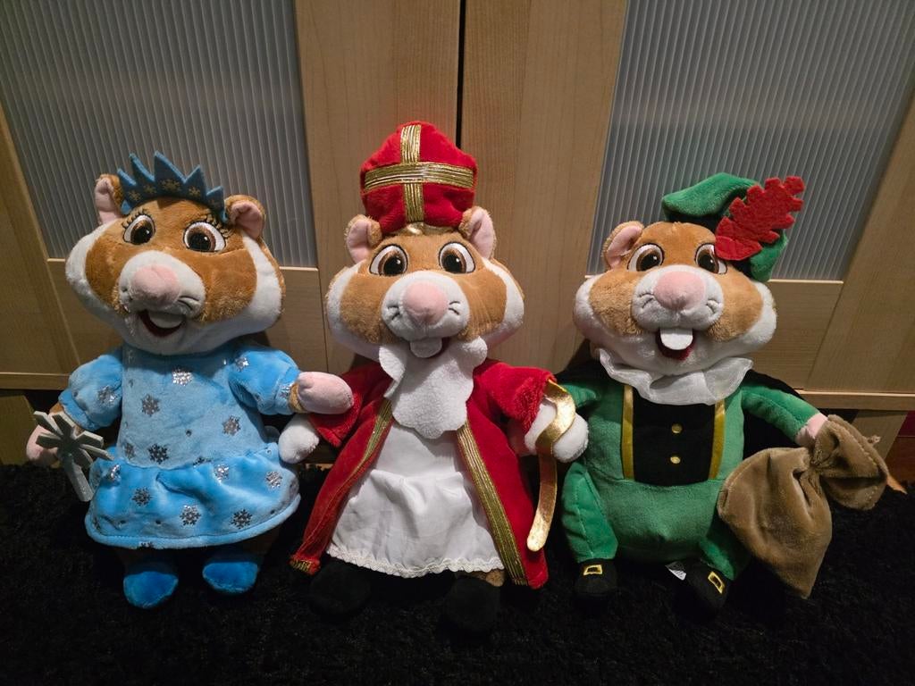 AH hamster knuffels - Sint Piet ijsprinses - Albert Heijn, Ophalen of Verzenden, Zo goed als nieuw, Overige typen