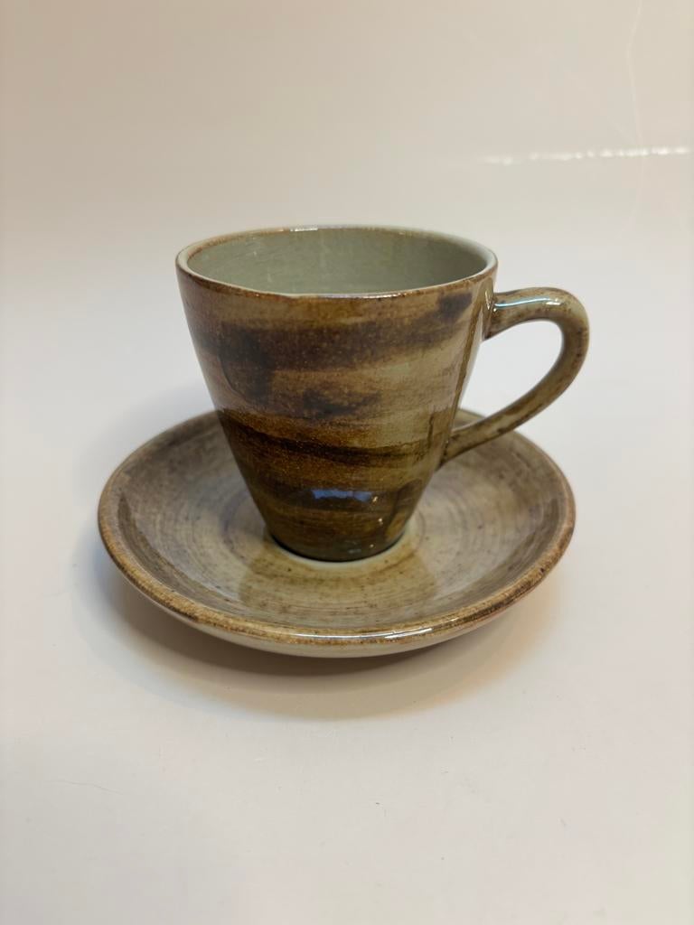 Gemerkt Ambacht Volendam Vintage Kop en Schotel, Antiek en Kunst, Ophalen of Verzenden