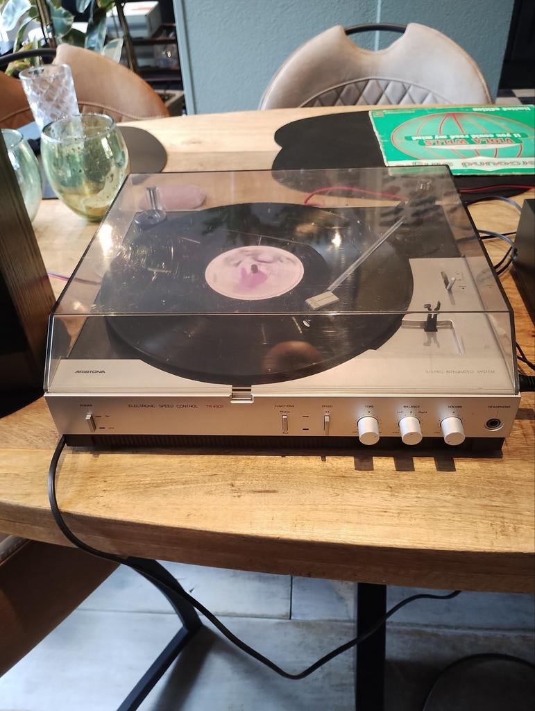 Aristona TR4502 (= Philips) platenspeler eventueel cd boxen, Gebruikt, Losse componenten, Cd-speler, Ophalen